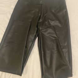 Leather Like Legging Pants 