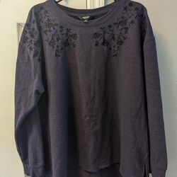 Simply Vera Vera Wang Sweatshirt, XL