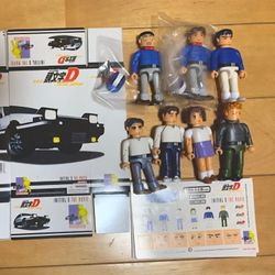 Initial D 7 Figures Anime Takumi jada hot wheels tomica dvd manga anime omnibus 1 2 3 4 fourth dvd dragon rx7 nsx 240sx ae86 s2000 civic type r gtr