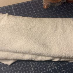 White terry cloth Fabric