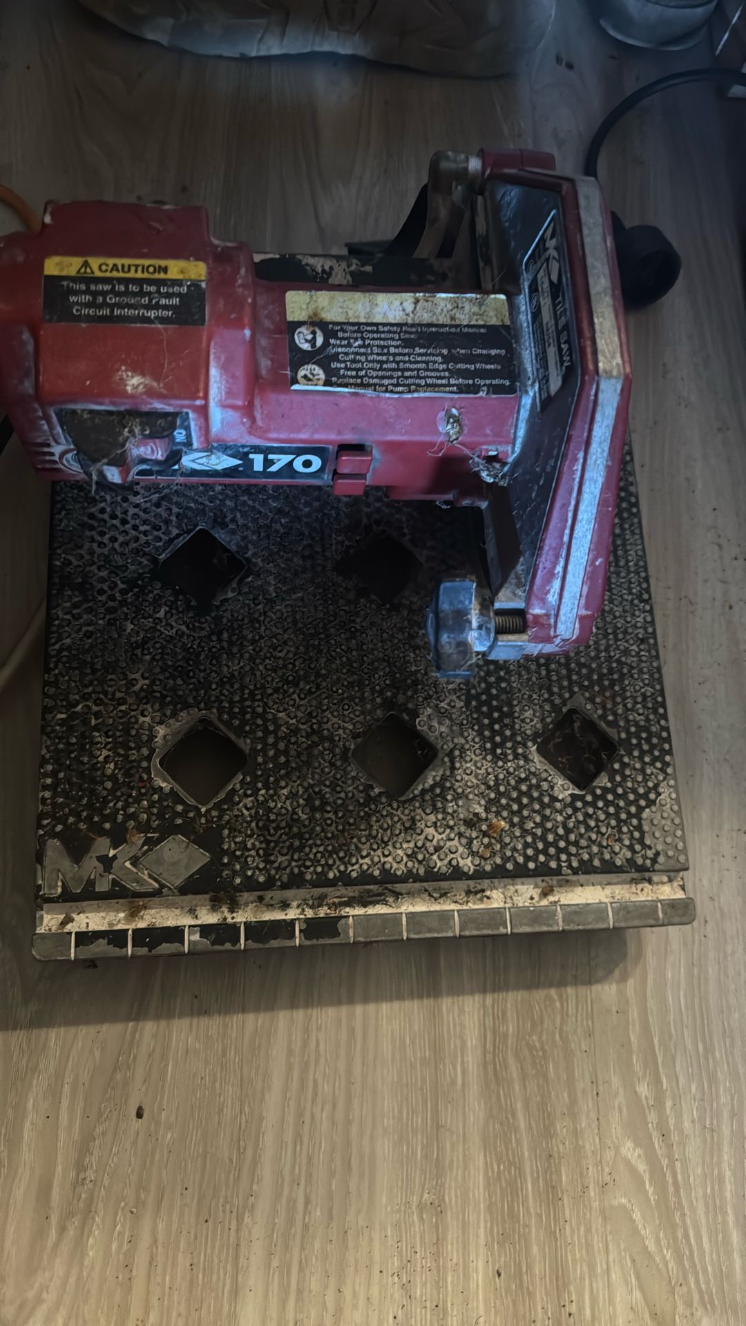 My 170 Tile Saw 