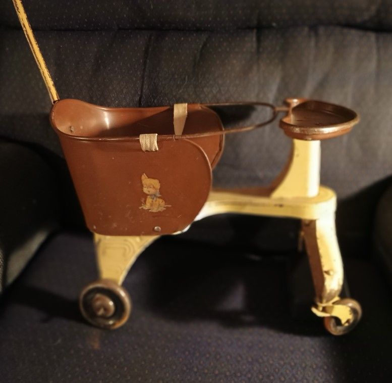 Antique Metal Stroller