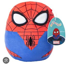 New Squishmallow Marvel Squad Spider-Man plush toy