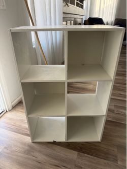 White Cube Storage Shelves