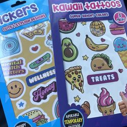 Bulk Stickers & Temporary Tattoos – Wholesale Cases (144 pcs each)