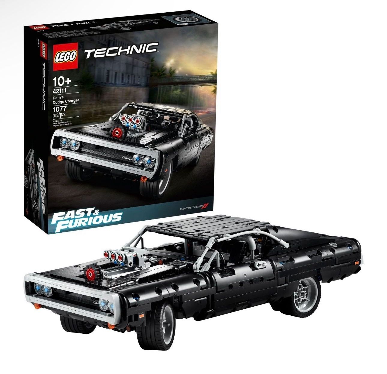 LEGO Technic Fast & Furious Dom's Dodge Charger 42111 Building Toy