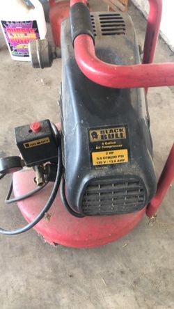 Black bull air compressor 2hp