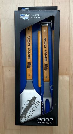 BMWCCA 3 Piece BBQ Grill Set 2002 Themed