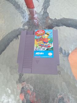 The Simpsons Bart vs. the Space Mutants NES Cartridge