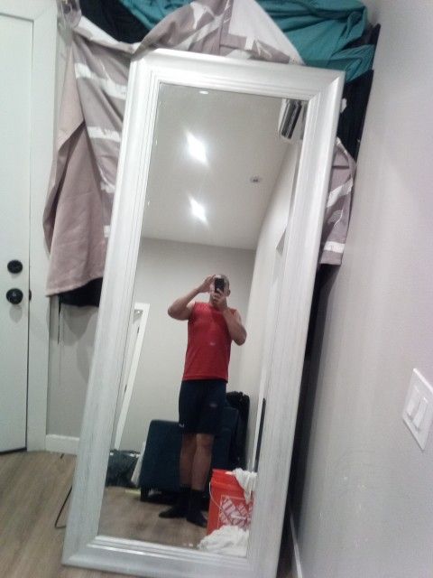 Stand Up Mirror. 8 Foot Tall. Good Condition. Need Gone