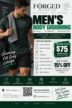MEN’S WAXING & BODY TRIMMING – NORTH LONG BEACH