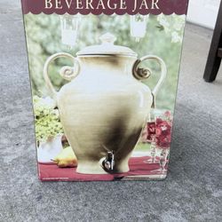Ceramic Beverage Jar