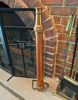 Vintage fire stand pipe nozzle(brass& copper)