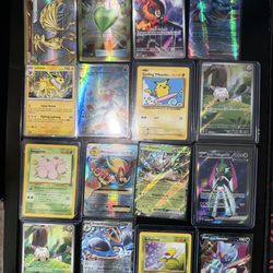 Pokémon and UFC card collection