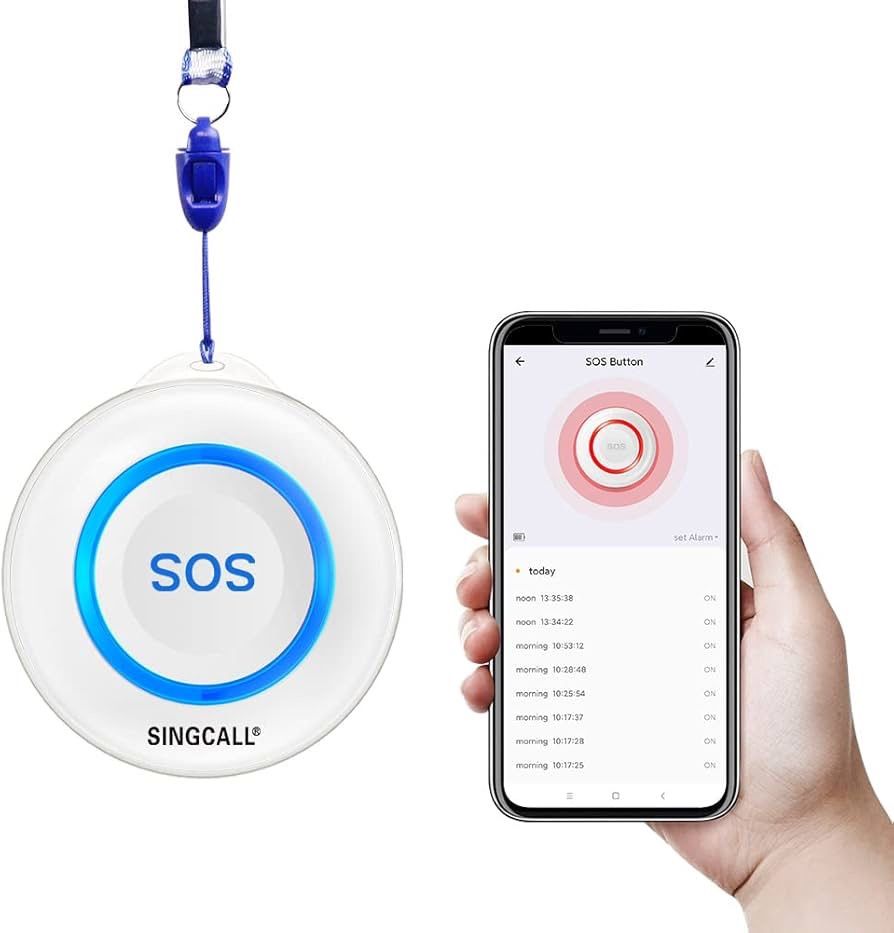 WiFi Healthcare SOS Wireless Caregiver Call Button