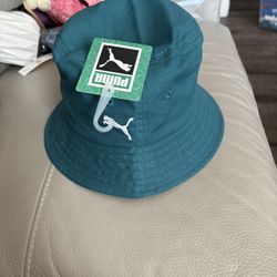 New Unisex Teal Puma Ripstop Beam Bucket hat 