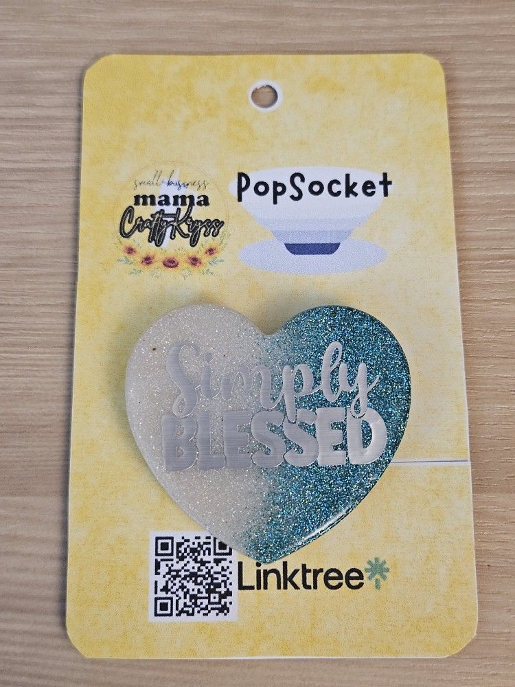 Simply Blessed Popsocket Phone Accessory
