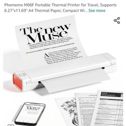 Portable Thermal Printer, All Information Is In Pictures 