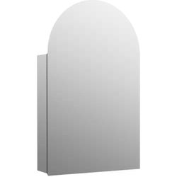 Embark 20 in. W × 32 in. H Arched Recessed/Surface Mount Medicine Cabinet with Mirror