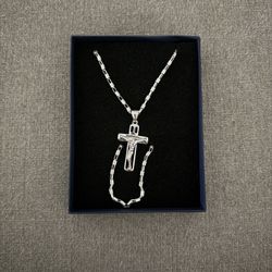 14k White Gold Chain  