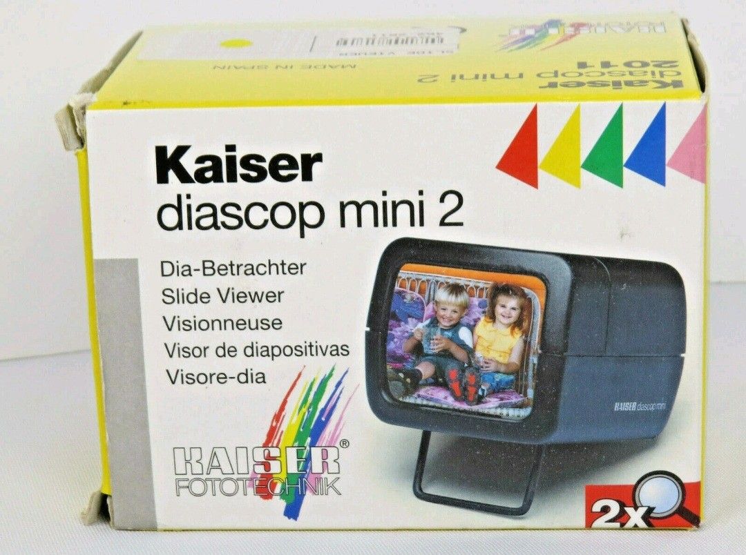 Kaiser Diascop Mini 2 2x 2011 Slide Viewer Photo Projector 