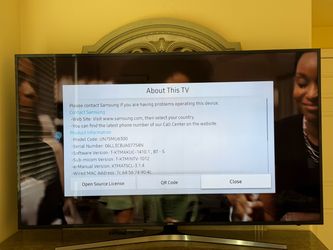 Samsung 75" 4K UHD Smart TV UN75MU6300
