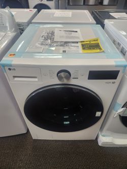 5.0 cu. ft. Stackable SMART Front Load Washer in Alpine White with TurboWash 360, Al Sensing, Steam and LCD Display