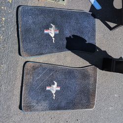 Old mustang floor mats