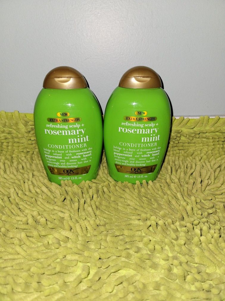 2 Conditioner 13oz Ogx Refreshing Scalp+Rosemary Mint