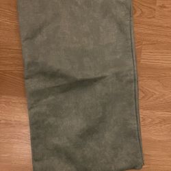 1 New Light Green Velvet Lumbar Pillow Cover