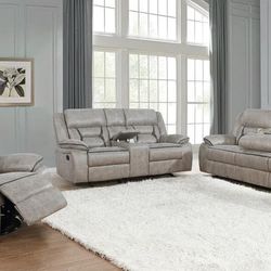 CREAM RECLINING SOFA SET MANUAL