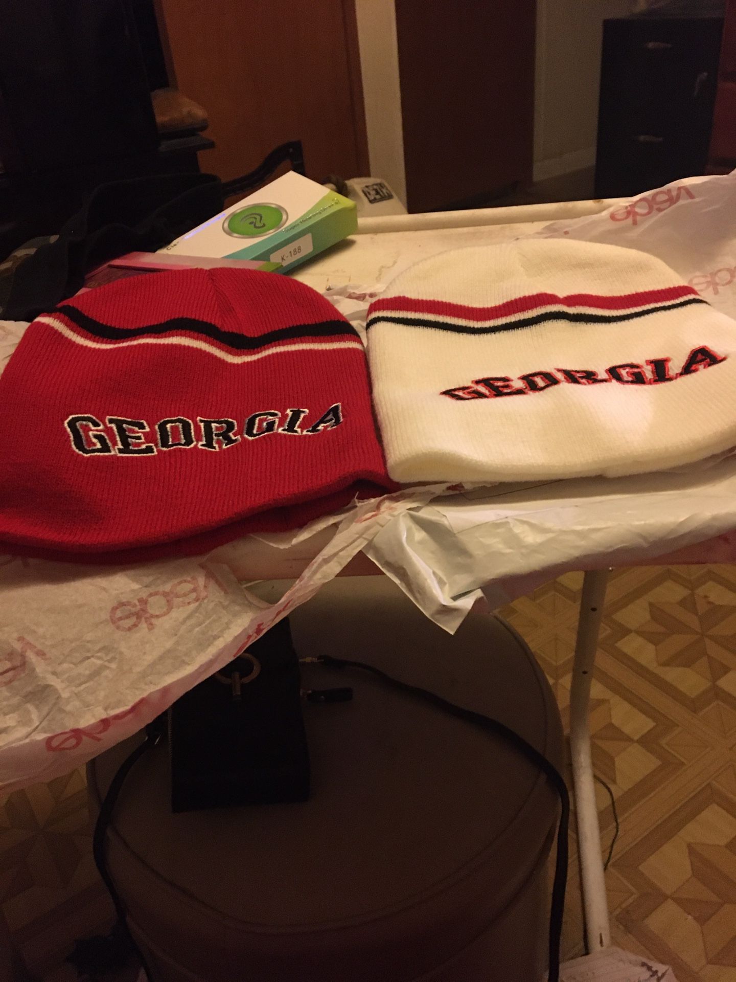 Georgia bulldog stocking hats