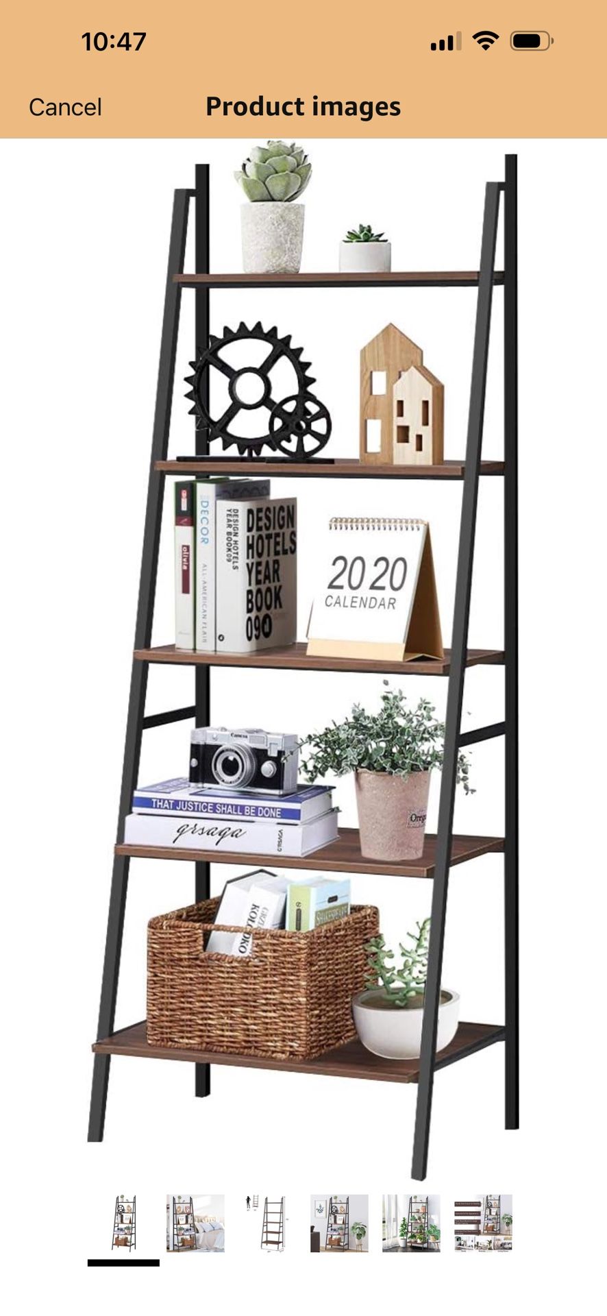Ladder shelf 5 Tier