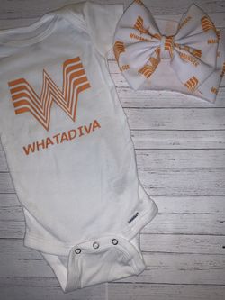 Baby girl set onesie and headwrap/ headband