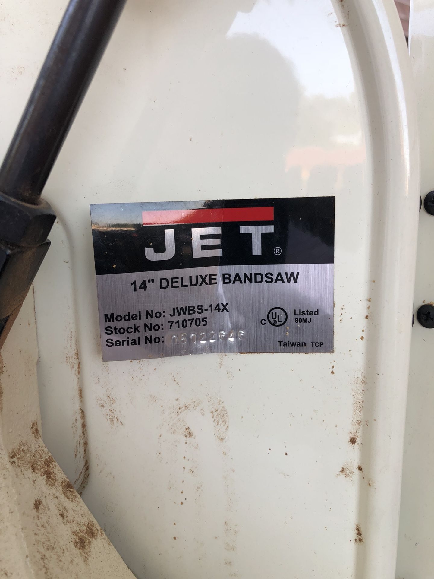 Jet 14” Bandsaw with riser block