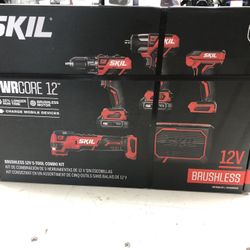 SKIL Pwrcore 12 5 Tool Combo Kit