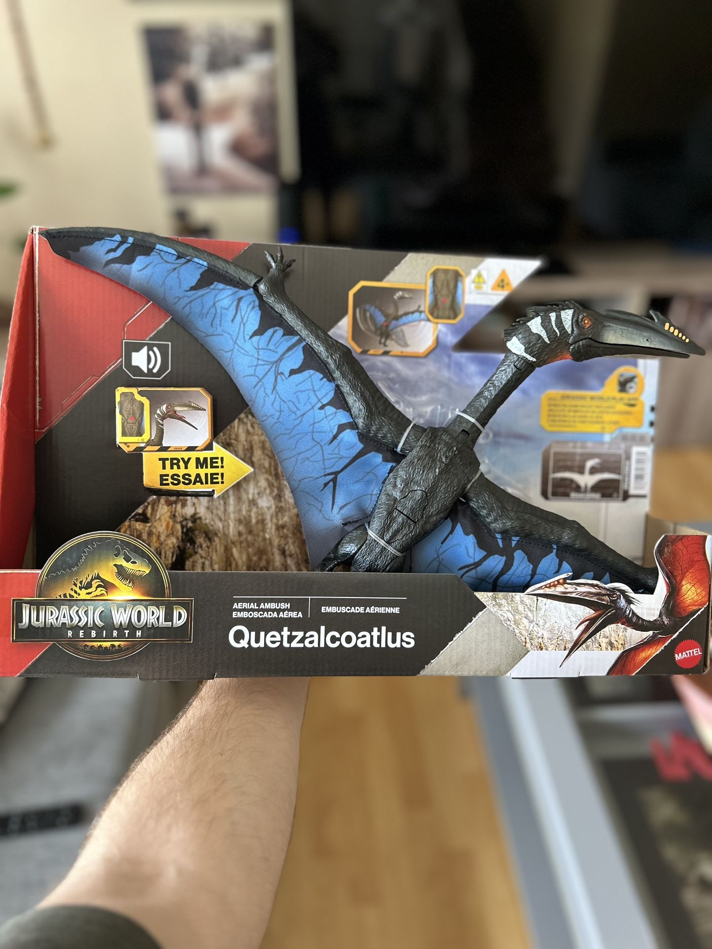 Jurassic World Rebirth Quetzalcoatlus Action Figure Aerial Ambush