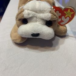 Wrinkles Pug Beanie Baby Original 1996