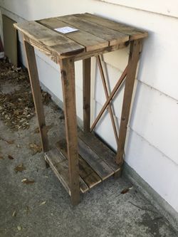 Handcrafted Rustic Tall Table