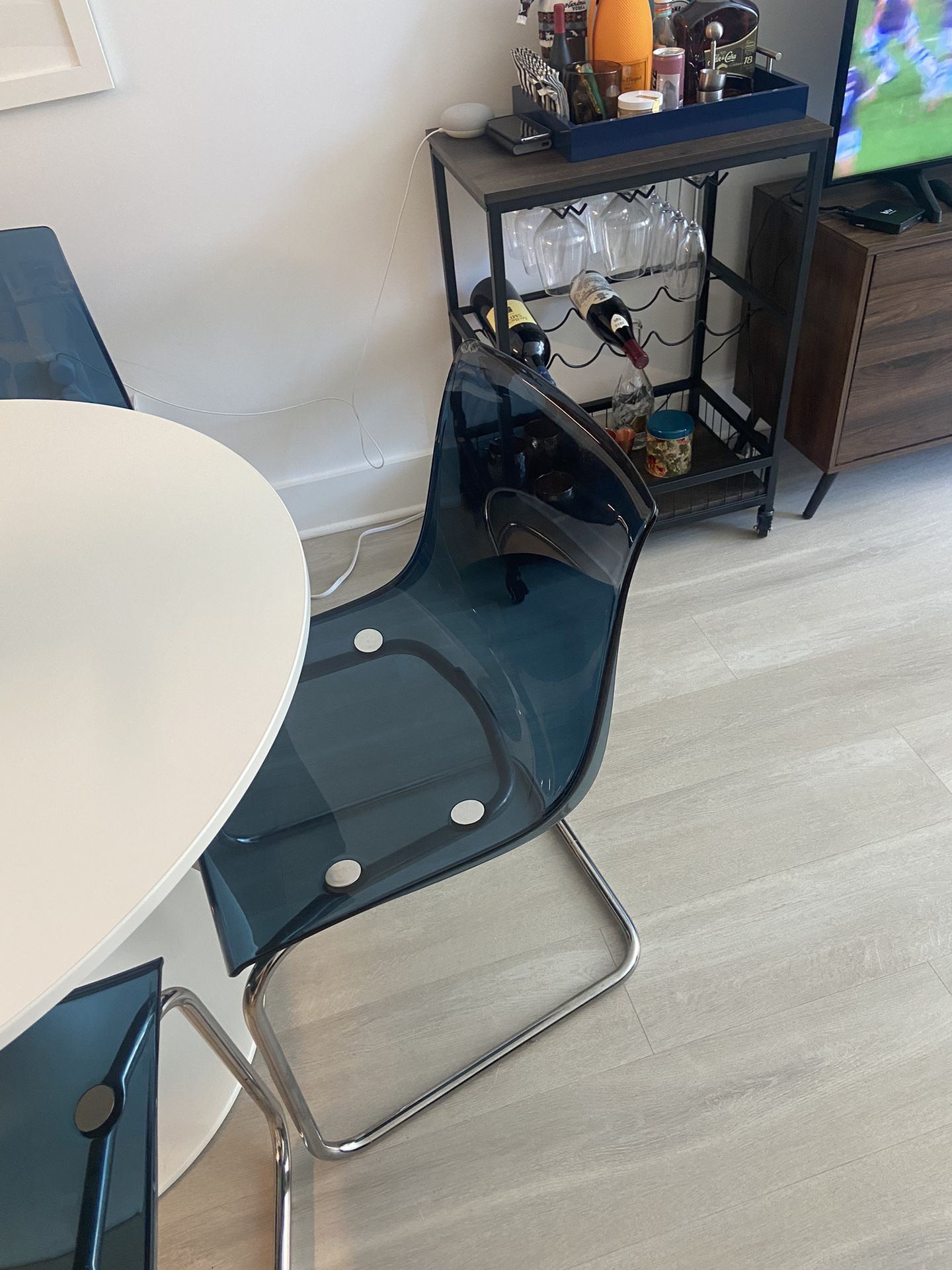 Chair Tobias Ikea Blue set 4 for Sale in New York NY OfferUp