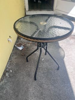 Glass table