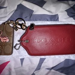 Coach Hard To Find Hangtag Pouch 