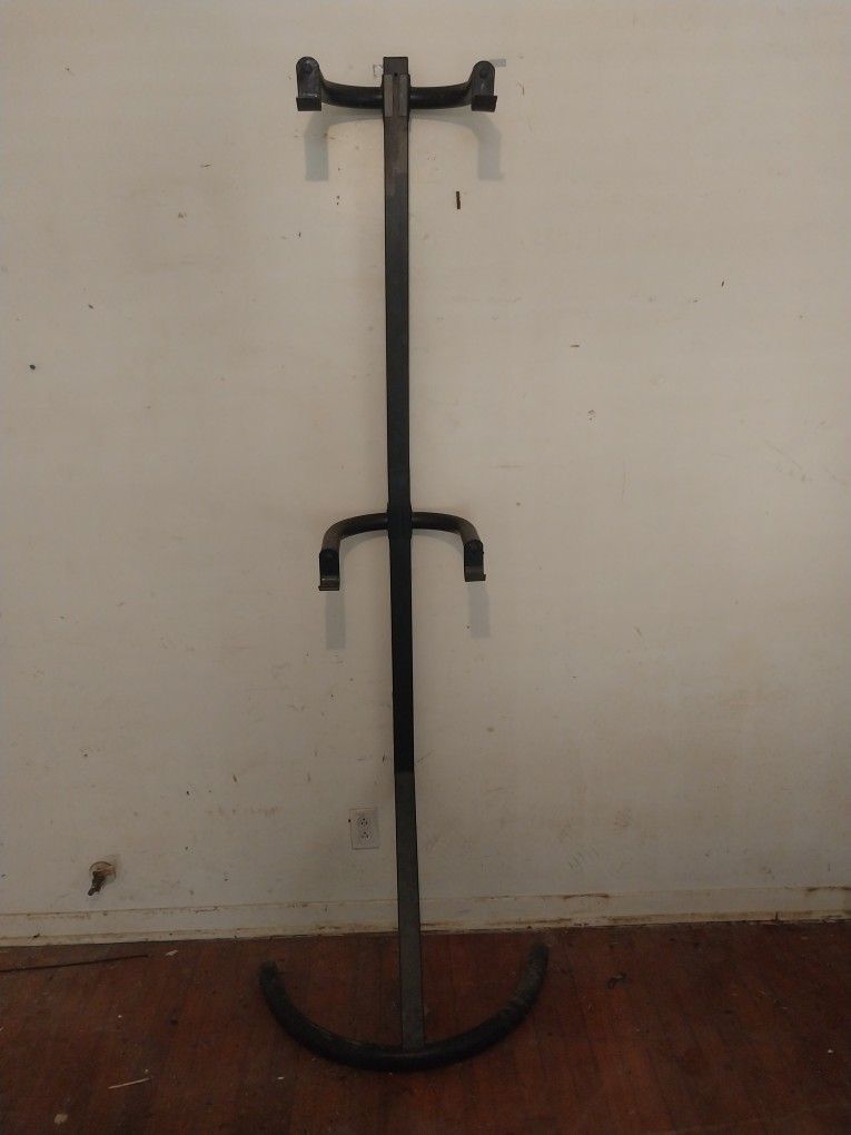 TWO Bike Bicycle Vertical Storage Wall Rack Display