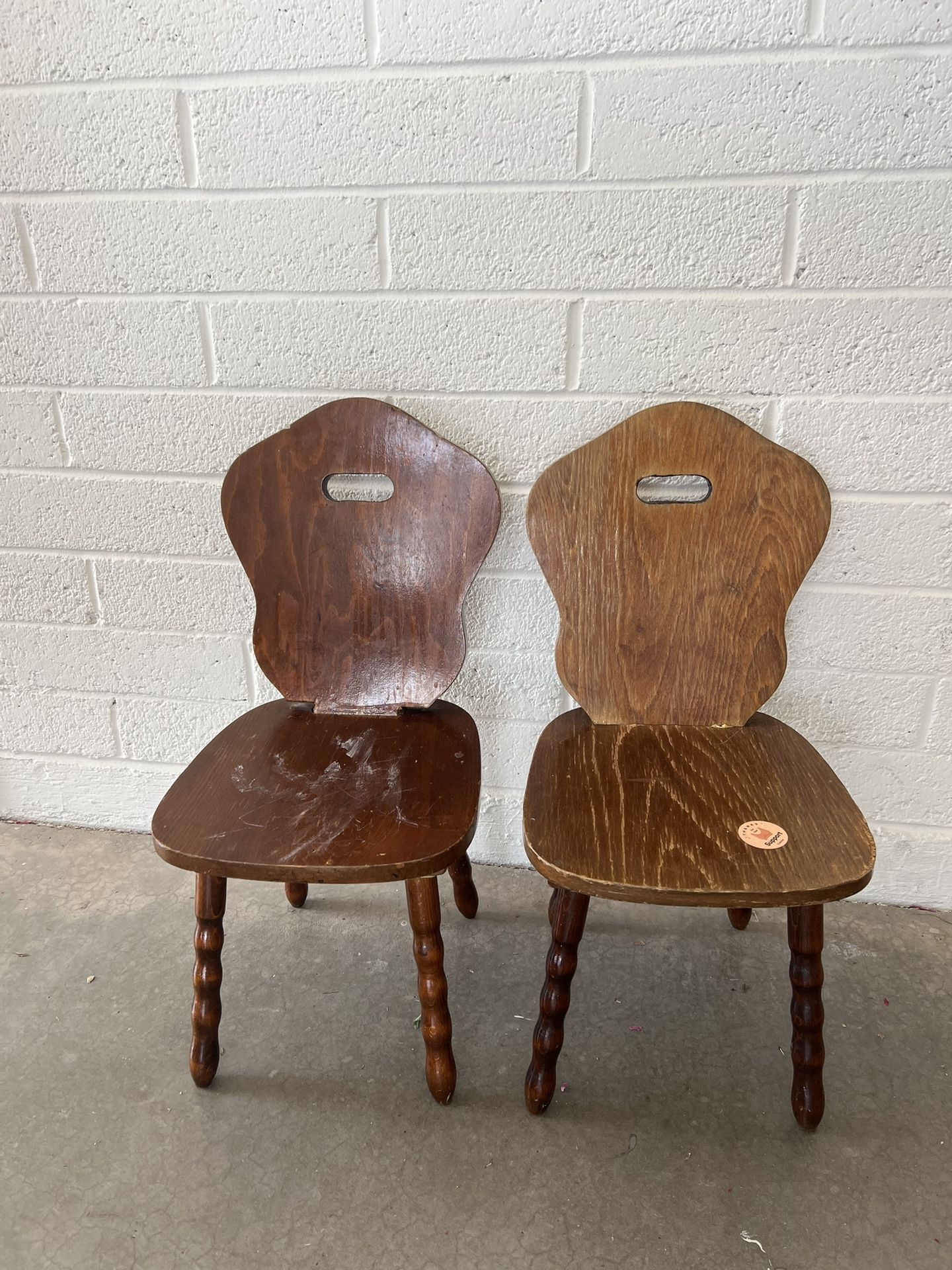 Little Wooden Chairs 