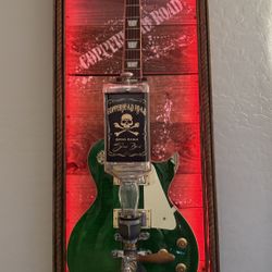 Led Guitar With Liquor Bottle