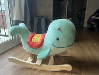 Whale Rocking Horse