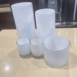 Five Piece Flower Vase