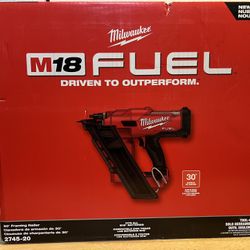M18 FUEL 3-1/2 in. 18-Volt 30-Degree Lithium-Ion Brushless Cordless Framing Nailer ‼️Tool-Only‼️NO BATTERY - NO CHARGER