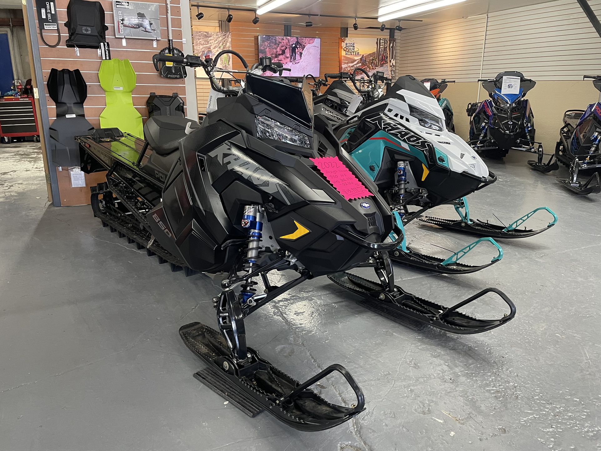 2022 850 RMX Khaos Axys 165 Snowmobile