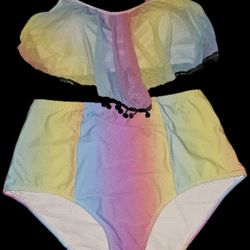Torrid Multicolor Bikini Set